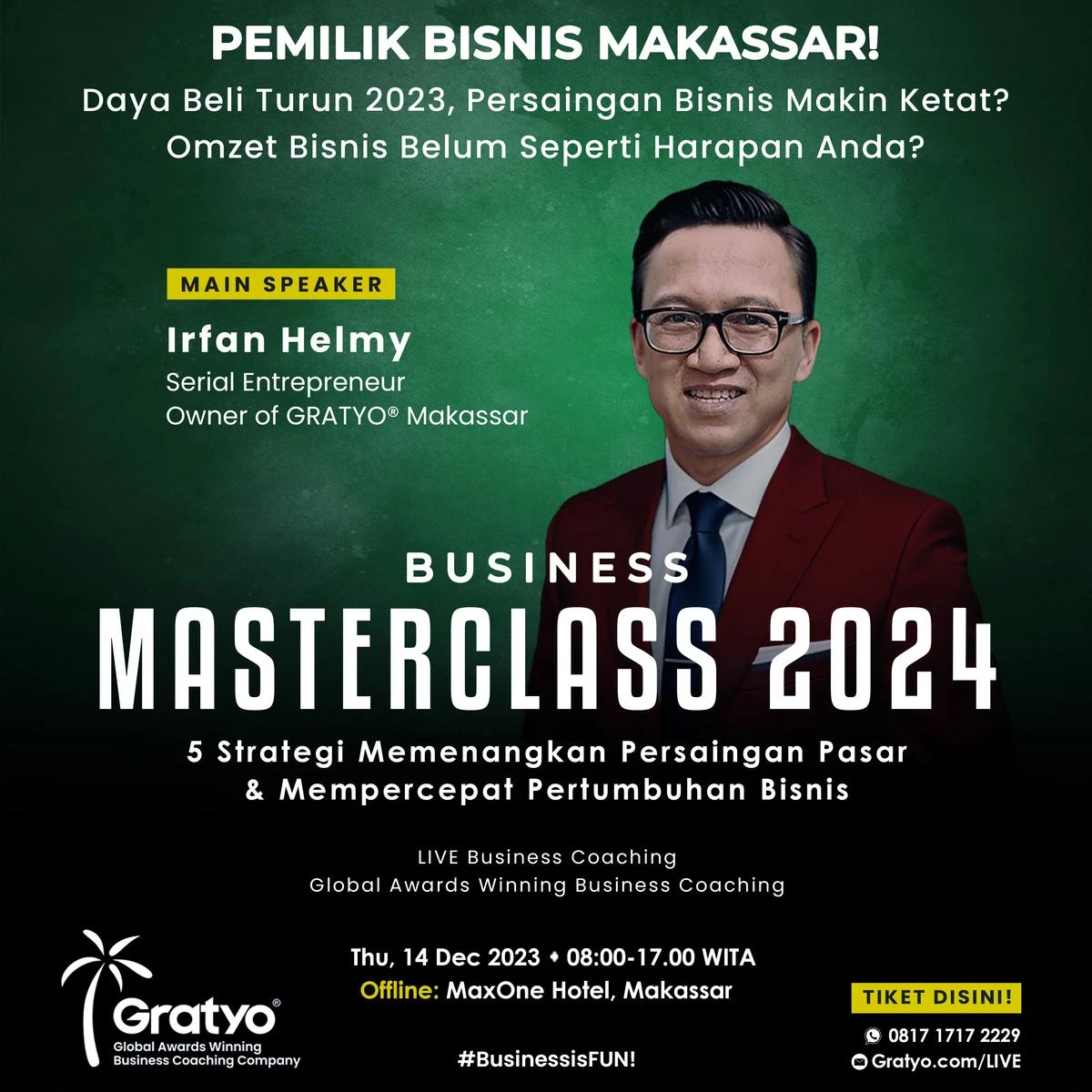 GRATYO Live Business Coaching 14 Des 2023 • [ISMKTMKS] •