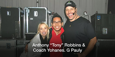 Anthony Tony Robbins No. 1 Success Coach Bertemu dengan Coach Yohanes G. Pauly dalam Seminar di New York, USA