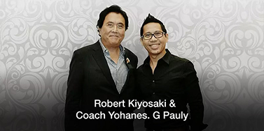 Robert Kiyosaki Penulis Bestseller Internasional dari “Rich Dad Poor Dad”, Bertemu dengan Coach Yohanes G. Pauly