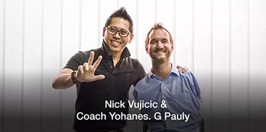 Nick Vujicic Bersama dengan Coach Yohanes G. Pauly, World’s Top Certified Business Coach