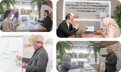Saya punya banyak masalah di Bisnis, apa dengan ikut Gratyo® Business Consultation masalah-masalah di Bisnis saya bisa selesai? Bersama dengan Gratyo® Certified Business Coach, Anda akan dibimbing dan di-coaching untuk bisa menggali dan menemukan apa akar permasalahan di Bisnis sehingga setelahnya Anda bisa menentukan langkah apa yang harus diambil kedepannya di Bisnis.