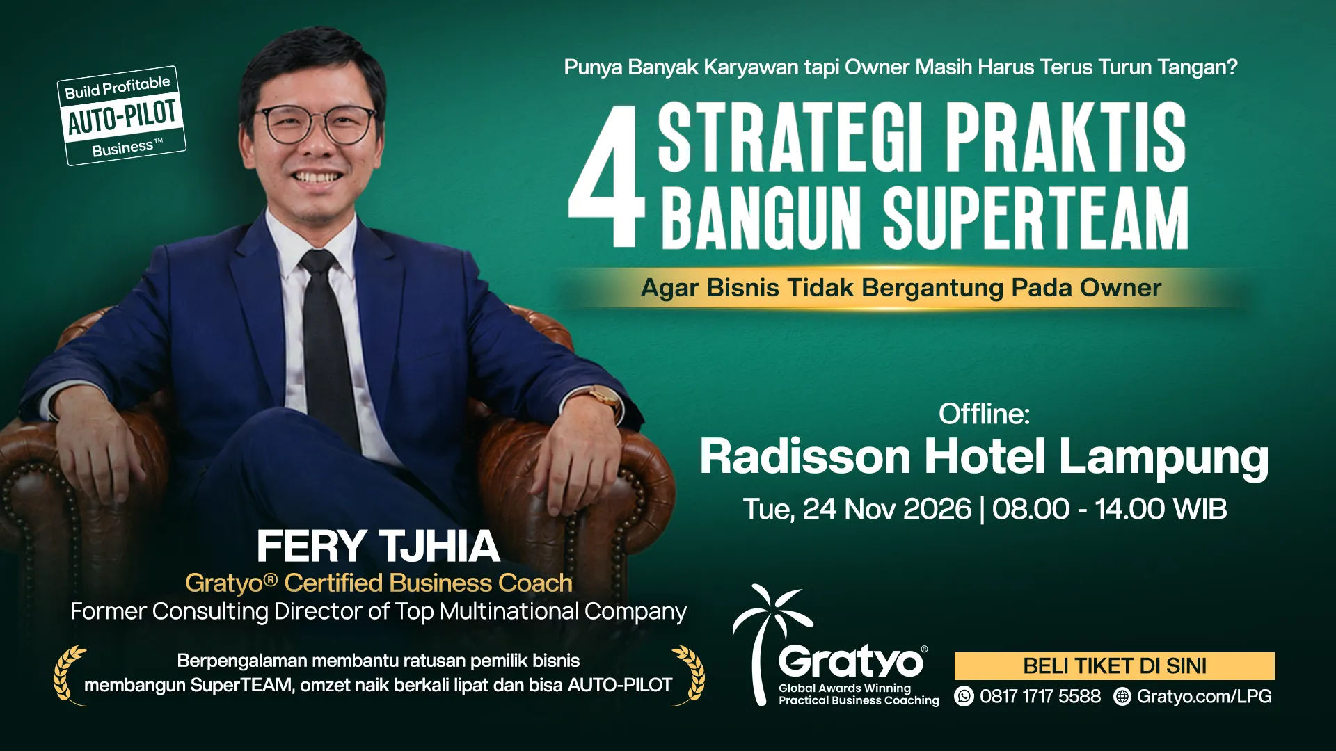 Gratyo Business Owner Masterclass Lampung Batch #625